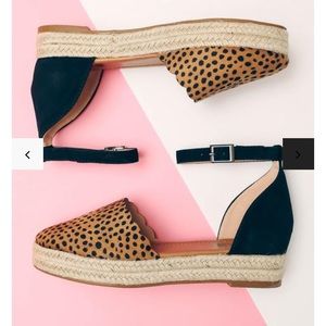 VICI COLLECTION Simba scalloped espadrille sandals